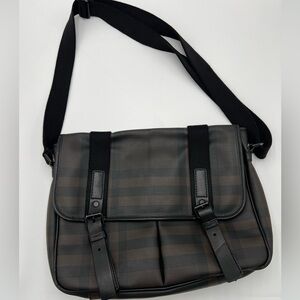 Burberry Stylish Black and Brown Men's Bag